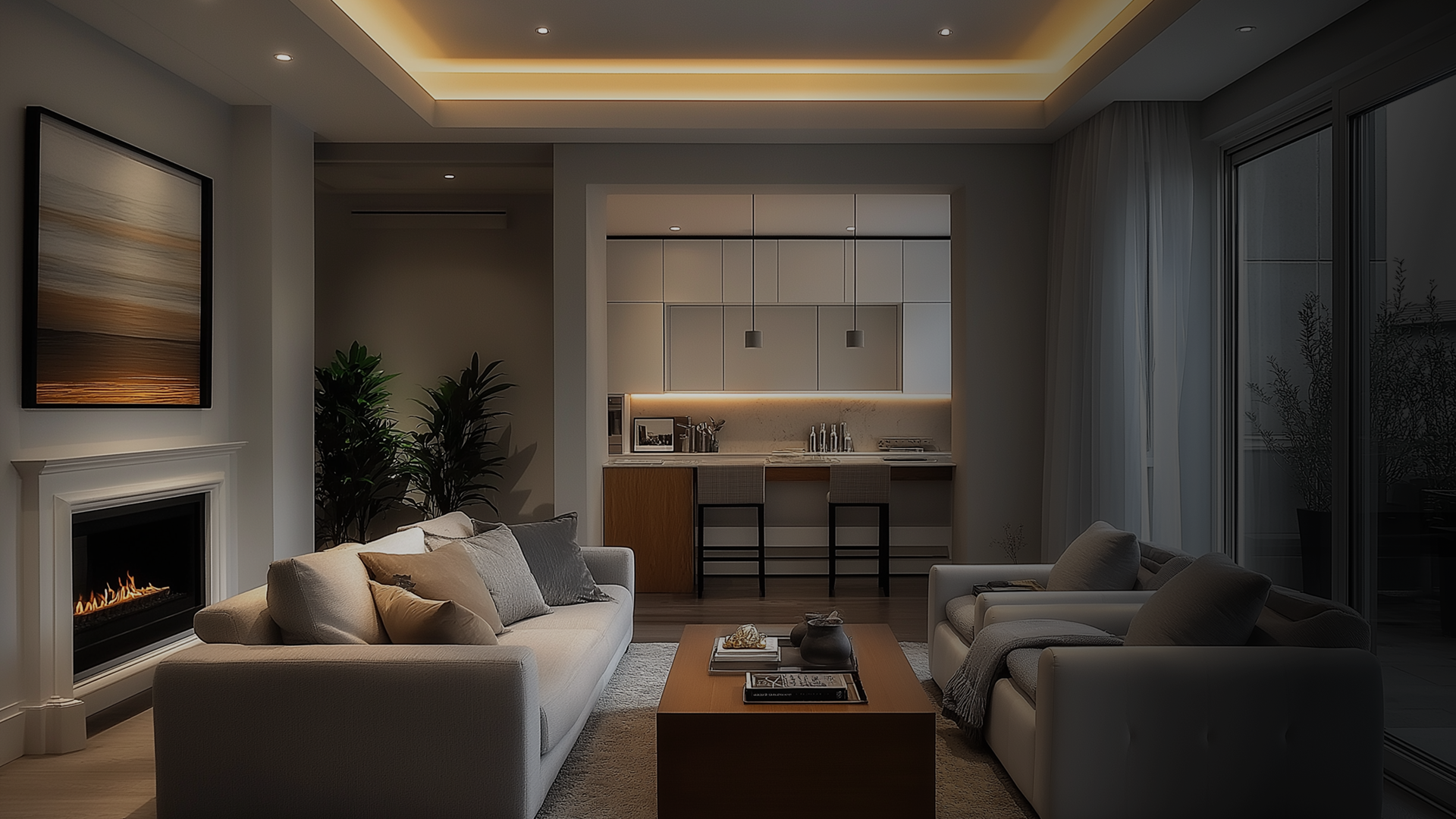 Outdoor lighting that follows the sun.